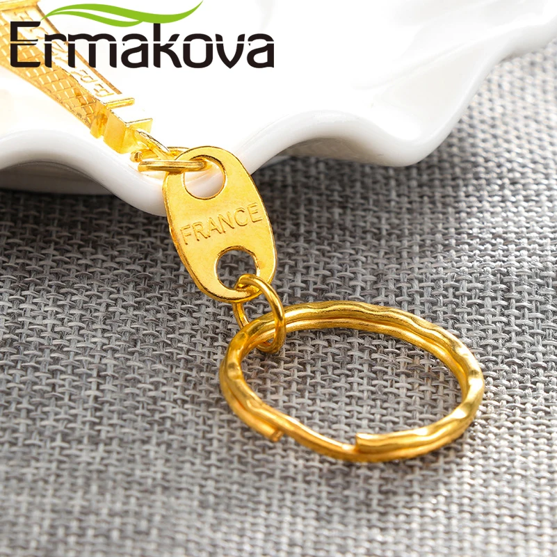 ERMAKOVA 3 шт./компл. 3D Эйфелева башня Французский Сувенирный Париж брелок милый