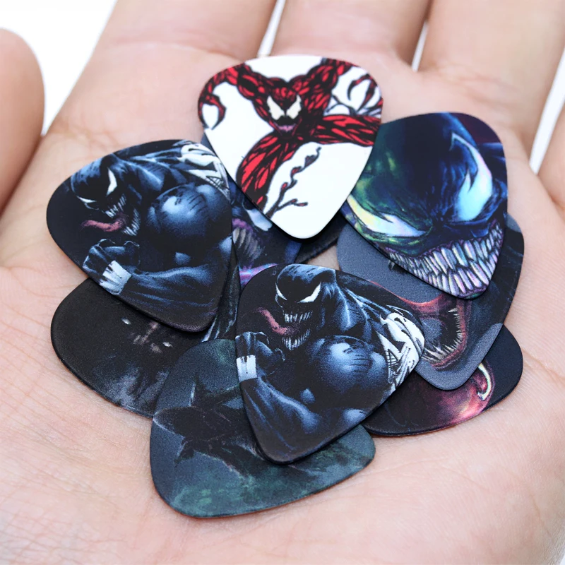 10 шт. двусторонние ПВХ медиаторы для гитары 0 46 мм | Спорт и развлечения