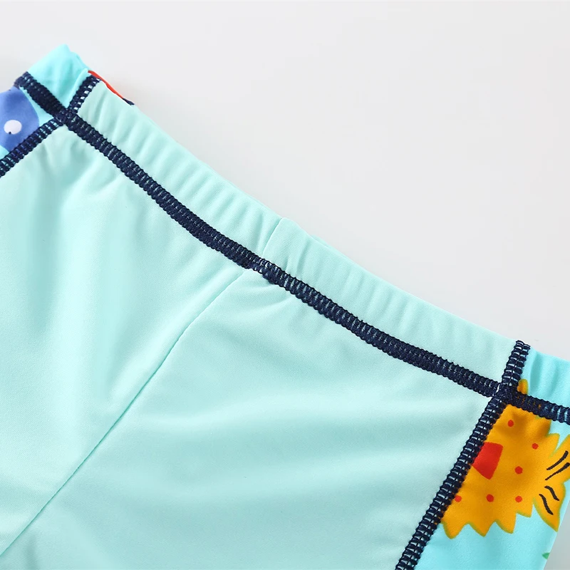 Купальный костюм для маленьких мальчиков комплект из двух предметов с защитой от