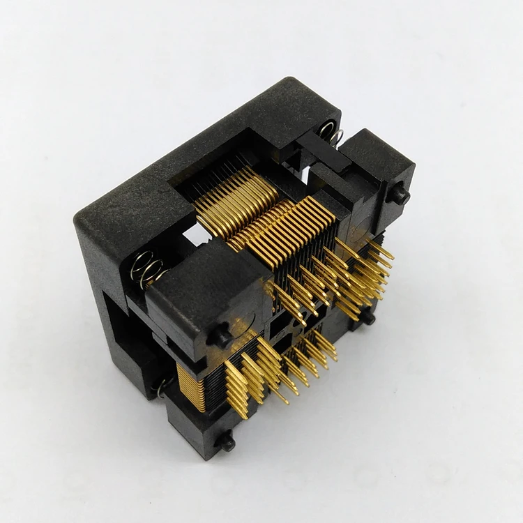 QFP64 TQFP64 LQFP64 открытая верхняя структура запись в гнездо шаг 0 5 мм FPQ 64 0.5 06 тестовая