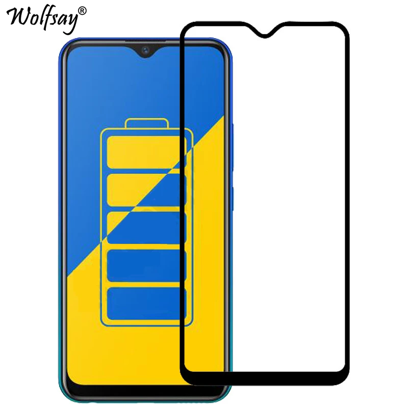 Black 9H Защита экрана для Vivo Y17 Y15 Y12 Y3 стекло закаленное Полное покрытие защитное стекло для Vivo Y17 Защитное стекло для Vivo Y3 Y17 - Цвет: Black