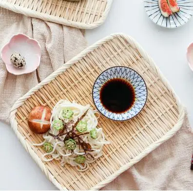 Лапша Soba с Холодной Лапшой и бамбуковыми корзинами ручной работы Бамбуковая