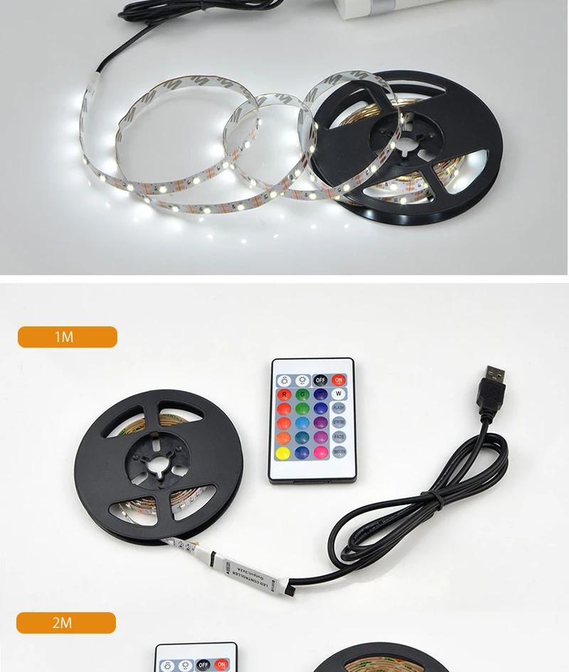 [LTOON] USB Светодиодная лента 2835SMD DC5V гибкий светодиодный светильник лента 1 м 2 м 3 м 4 м 5 М HD ТВ Настольный экран Смещенный светильник ing