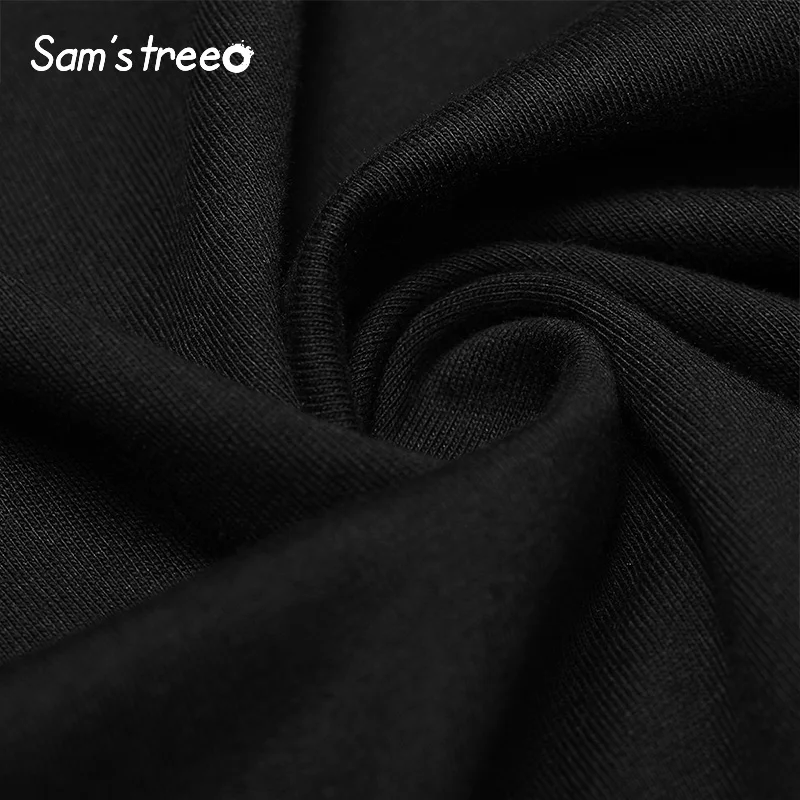 Samstree черное Сетчатое лоскутное женское платье для вечеринки Модное Элегантное ТРАПЕЦИЕВИДНОЕ женское праздничное платье с круглым вырезом летняя Милая одежда