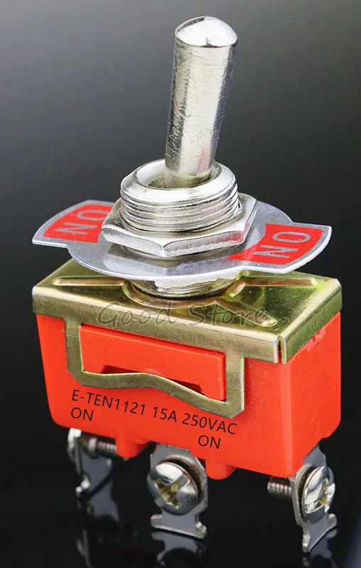 E-TEN1121 1 шт. E-TEN1121 15A 250VAC 3PIN ON-ON тумблер кулисный переключатель питания микропереключатель - Цвет: E-TEN1121