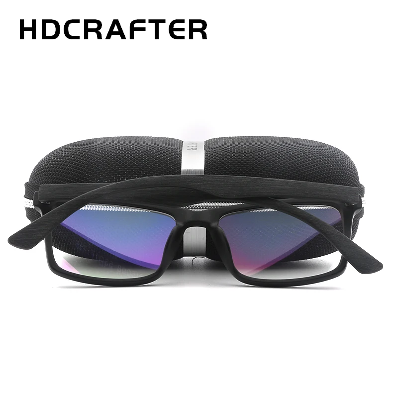 HDCRAFTER Ретро оправа очки женские унисекс деревянный узор оптические для