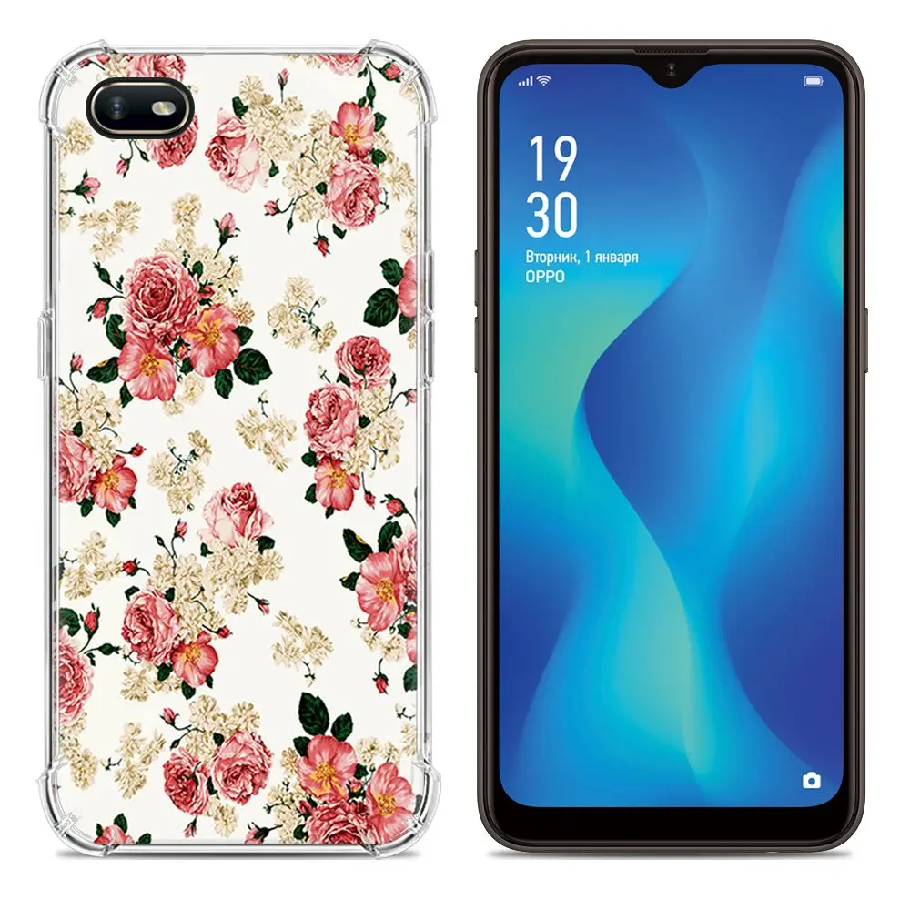 7 Стильный чехол для телефона с рисунком для OPPO A1K, 6,1 дюймов, цветной рисунок, ТПУ, силиконовая задняя крышка, милый мультяшный дизайн, мягкий чехол - Цвет: 7