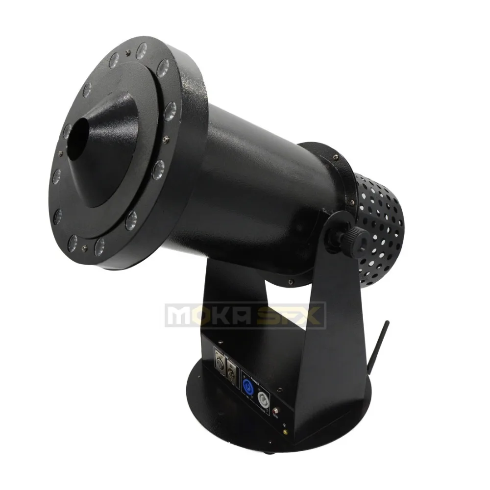 Аппарат для конфетти с крышкой и 4 светодисветодиодный 1800 Вт 12x3 RGB 3 в 1 DMX/пульт