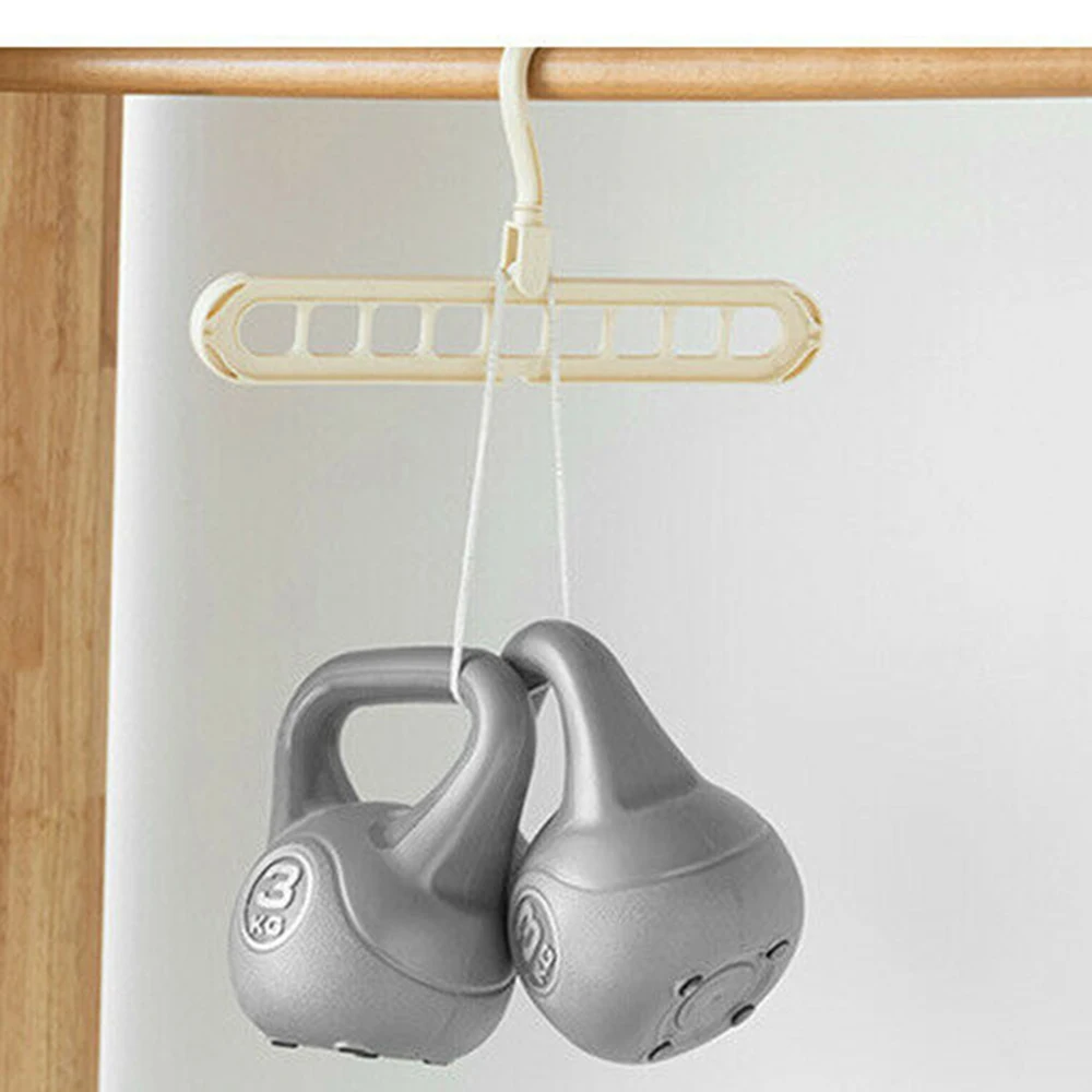 Portable Cloth Hanger Traveling Camping Convenient Clothes Drying Storage Rack Multifunction Plastic Scarf Hangers | Дом и сад