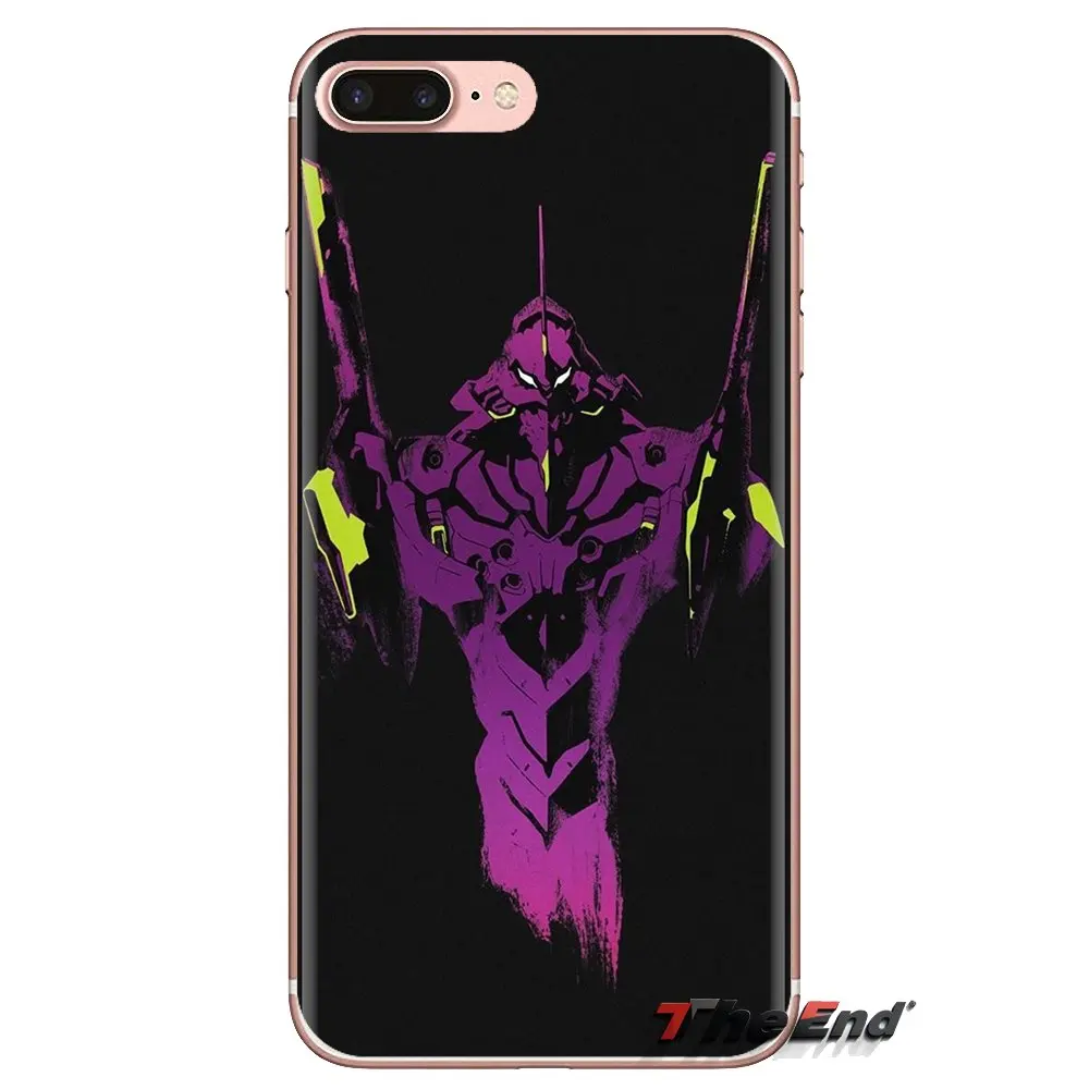 Evangelion unit For Samsung Galaxy S3 S4 S5 Mini S6 S7 Edge S8 S9 S10 Plus Note 3 4 5 8 9 Transparent Soft Cases Covers |
