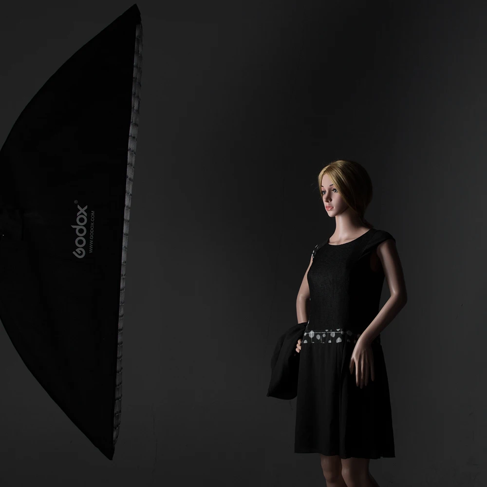 Софтбокс Godox прямоугольный 14x55 дюймов 35x140 см|honeycomb grid softbox|grid softboxhoneycomb |