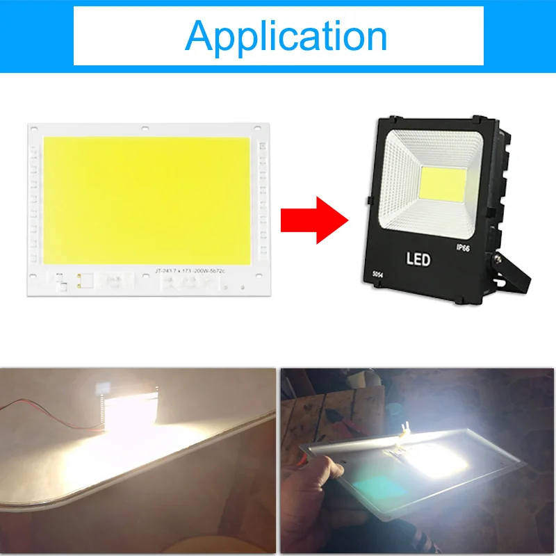 Светодиодная лампа 2835 SMD 220V led 100W 150W 200W привело початка чип смарт ic высокий