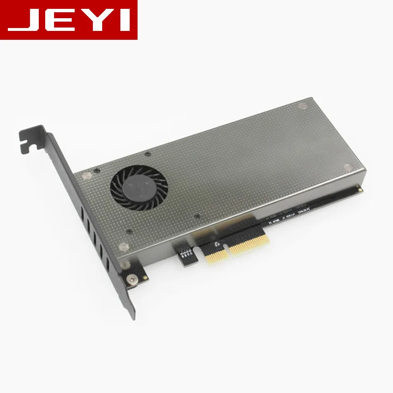 Jeyi sk9 Pro M.2 расширения NVME адаптер NGFF отложным воротником PCIe3.0 Вентилятор