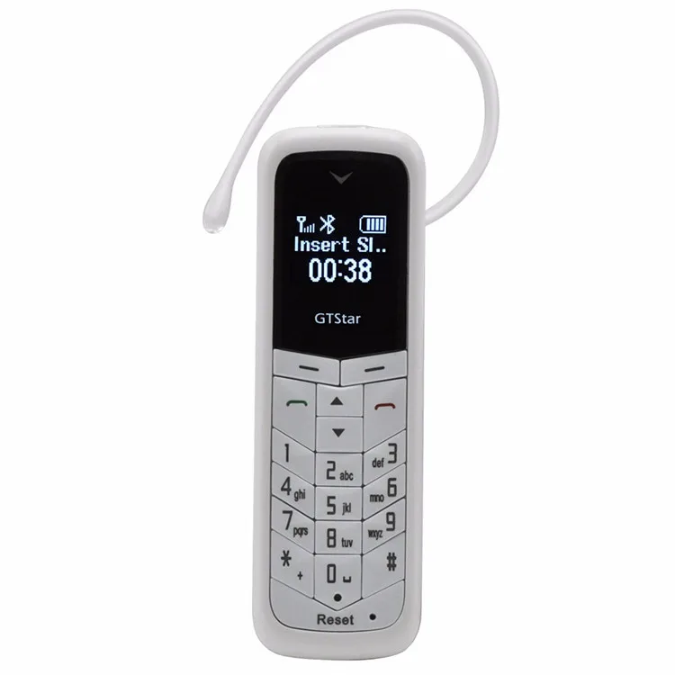 Обновление GTSTAR BM50, две sim-карты, беспроводная bluetooth-гарнитура, набор номера, стерео мини-наушники, карманный телефон, поддержка вызова, наушники - Цвет: white