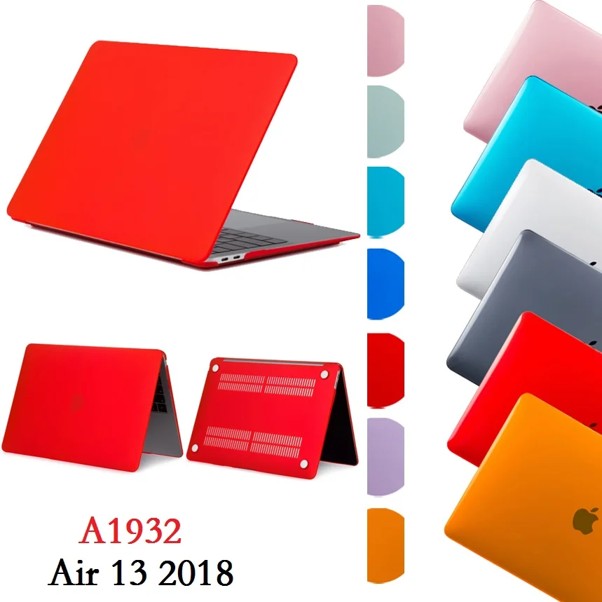 Новый чехол для Macbook Air 13 2018 матовый A1932 ноутбука жесткий ПВХ противоударный