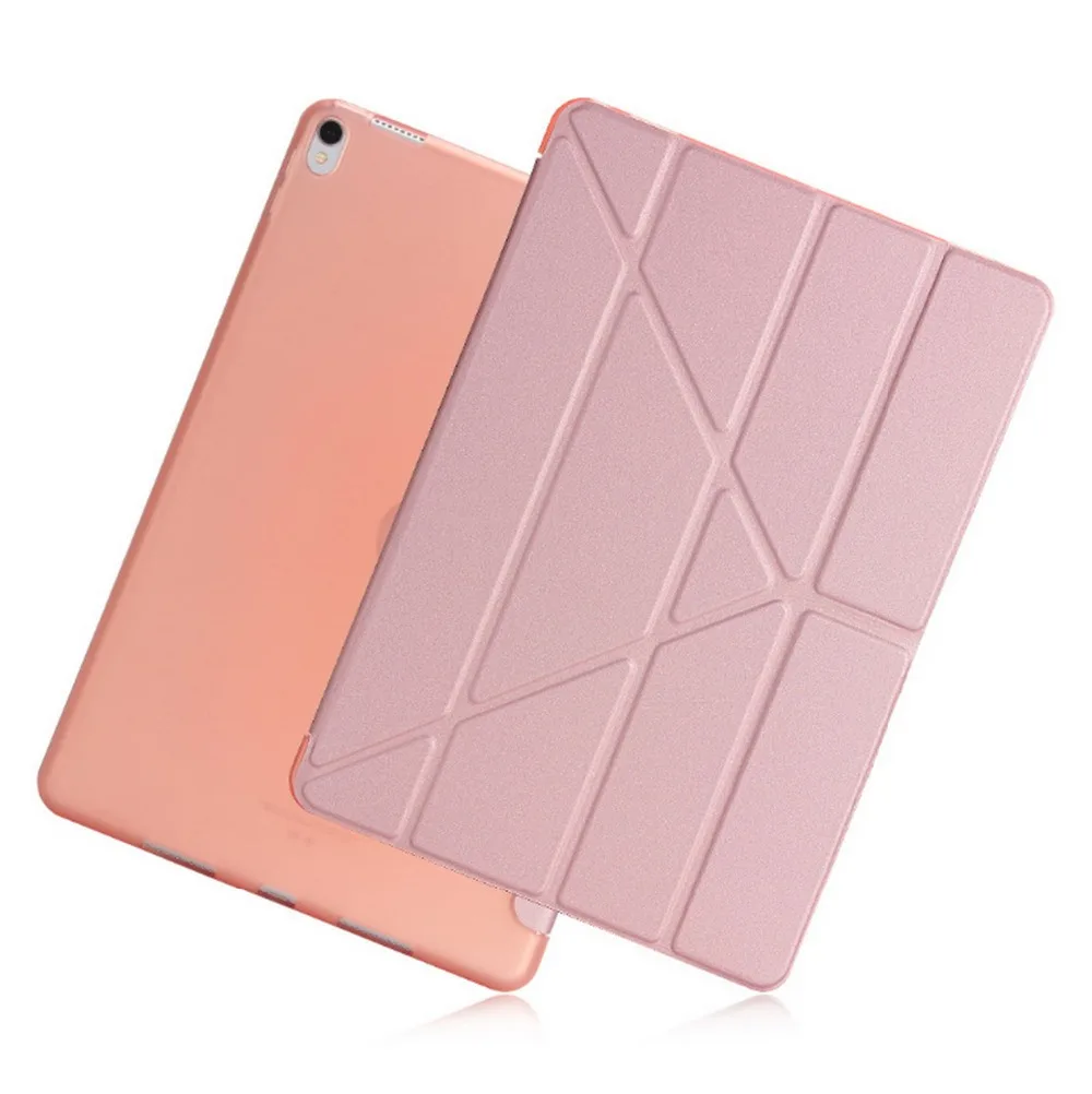 Multi-shaped bracket Case For 2017 Apple New iPad Pro 10.5 inch : A1701 A1709 . TPU Soft Back PU Leather Smart Cover-EQHTX | Компьютеры и