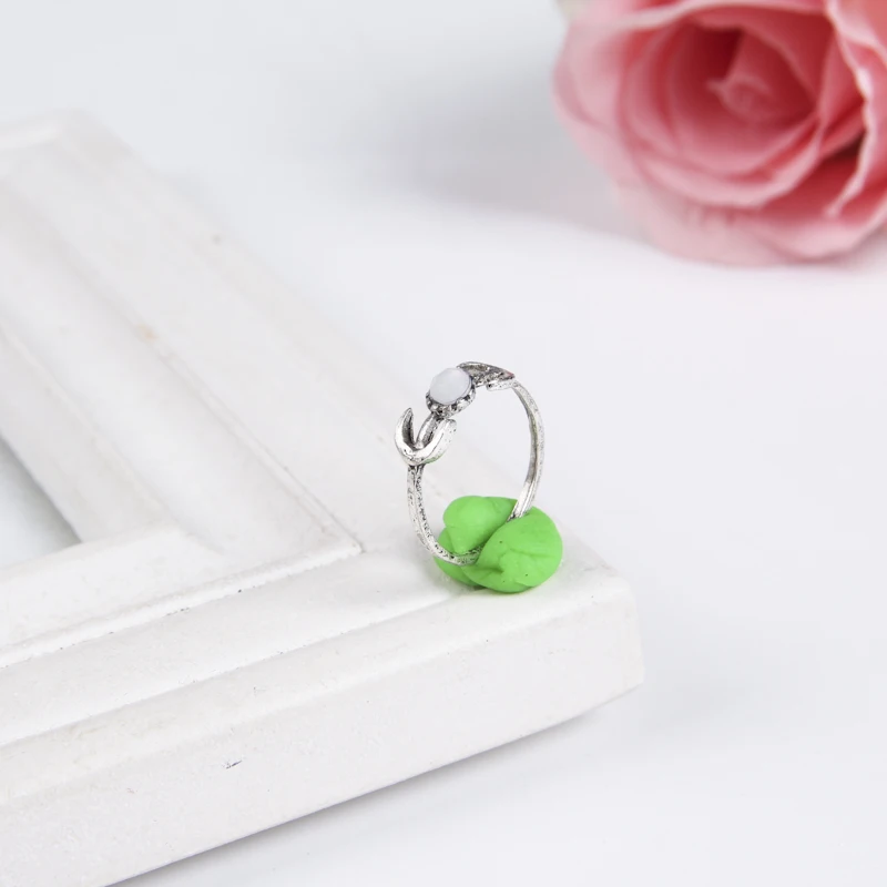 AE-CANFLY11pcs/набор колец для женщин в винтажном стиле с цветочным принтом Луна Звезды