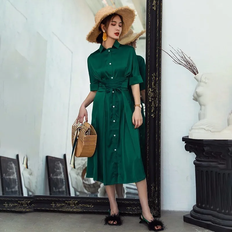 TWOTWINSTYLE, шифоновое платье, женское, на шнуровке, короткий рукав, высокая талия, сексуальное, с разрезом, длинное, летнее, женское,, модное, элегантное
