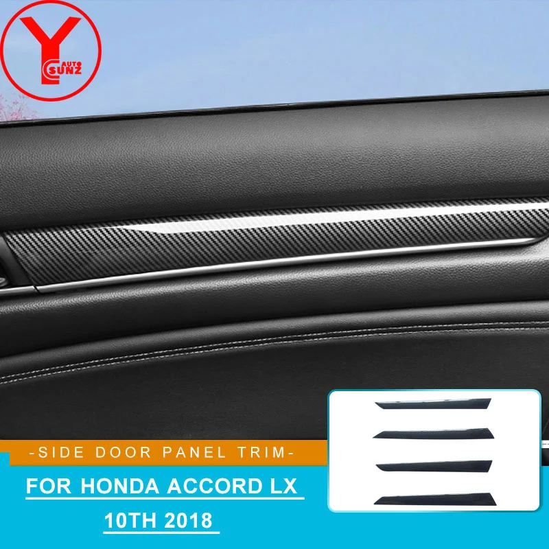 Обшивка боковой двери из углеродного волокна для honda accord LX 10th 2018 Автозапчасти