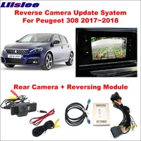 car parking rear view camera for peugeot 308 2017 auto front cam monitor original screen upgrade interface reverse decoder