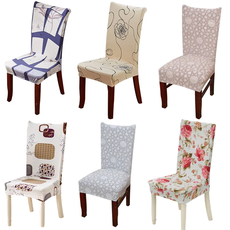 1 шт цветок Рождество стрейч Декор для дома столовая чехол кресла спандекс