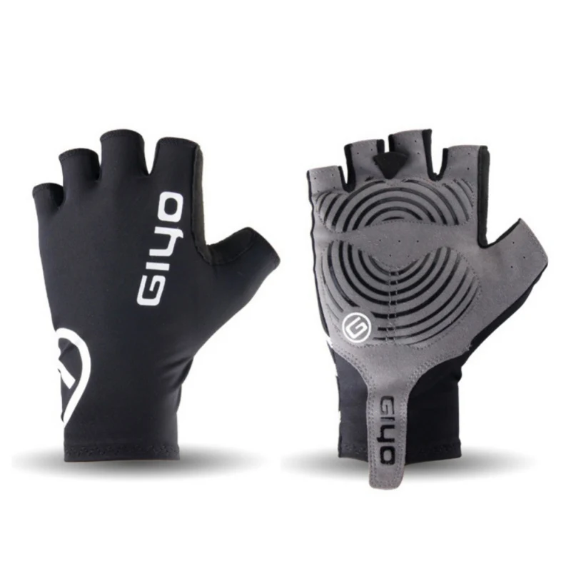 cycling gloves Half Finger Anti-slip Lycra Fabric Breathable comfortable wear-resistant Racing Road Bike Glove | Спорт и развлечения