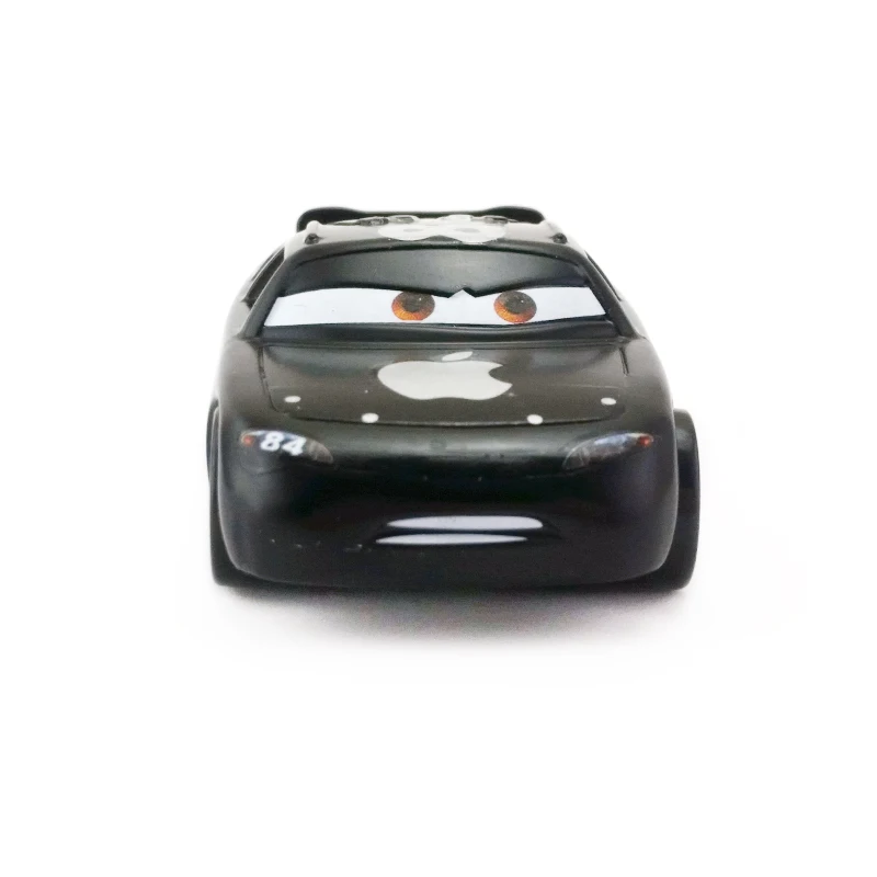 Disney Pixar тачки No.84 черный Icar металлическая литая Игрушечная машина 1:55 свободная