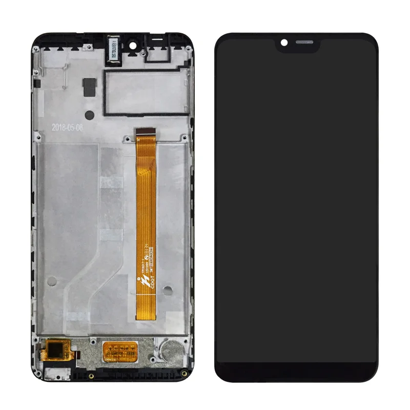 ЖК-экран с сенсором тактильная Рамка для монтажа Wiko View 2 Plus 720*1512 5 93 дюймов |