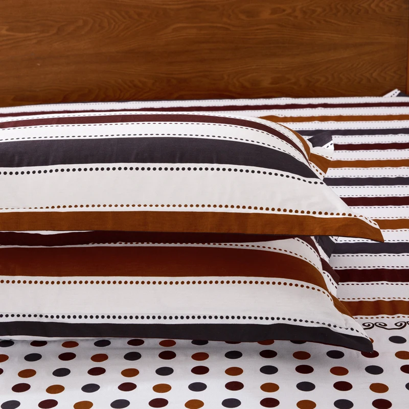 Хлопок пододеяльник набор 4 шт. постельных принадлежностей твин полный queen size single