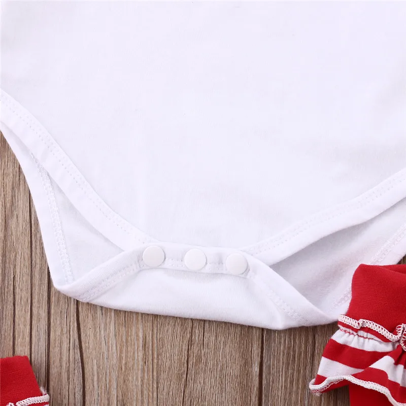 Emmaaby/боди для новорожденных девочек с рождественским оленем хлопковая одежда