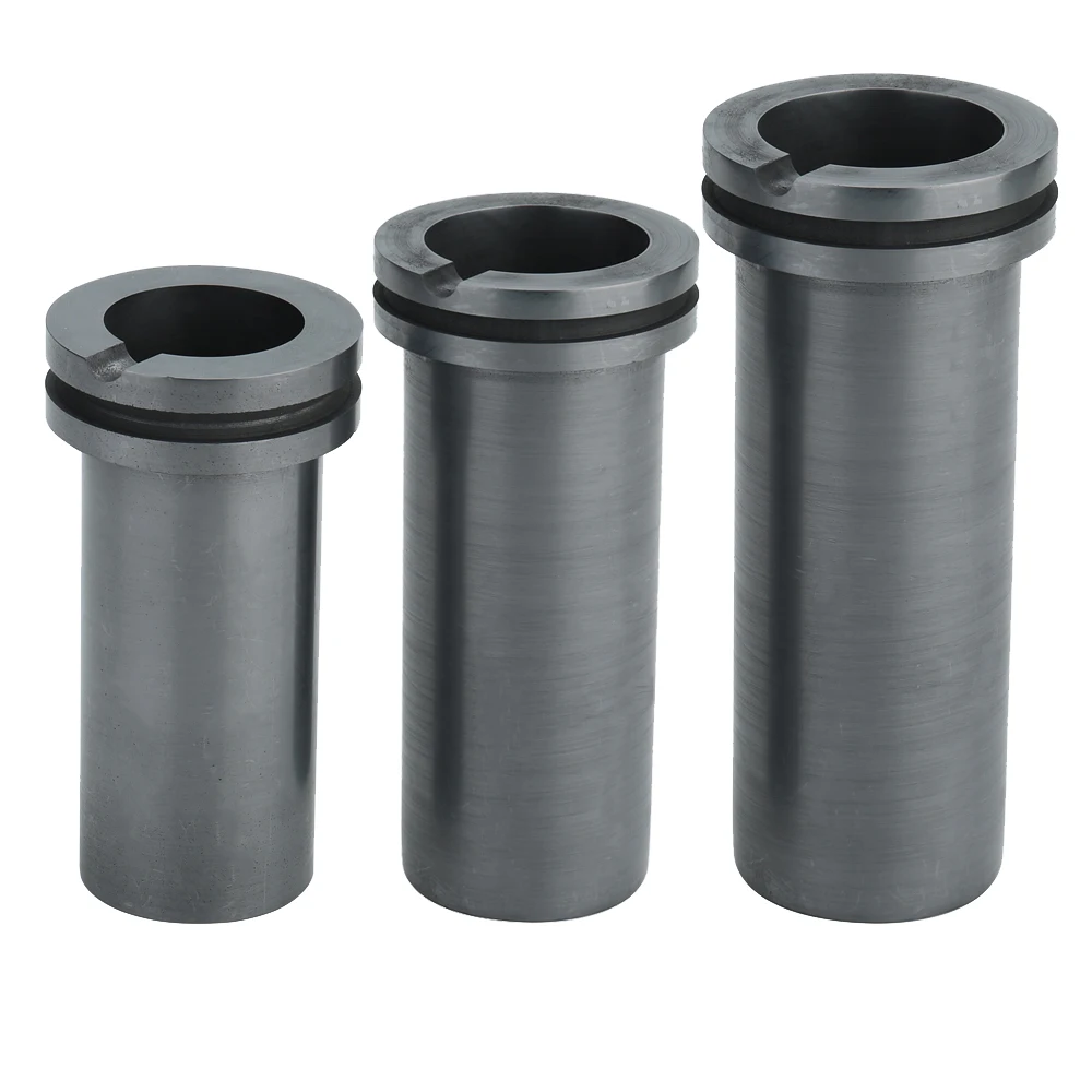 High-purity Melting Graphite Crucible Cup Mould High temperature Resistance for Gold Silver Metal Smelting Tools1/2/3KG | Инструменты