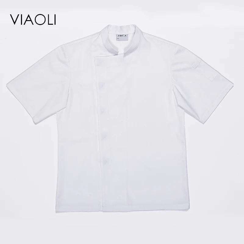 

Viaoli Quality Chef Working Uniform Clothing Long Sleeve Men Food Services Cooking Clothes JacketsCoat Uniform Hotel Kitchen070