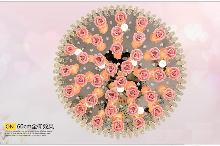 Круглая атмосфера хрустальное освещение для гостиной креативная сменная