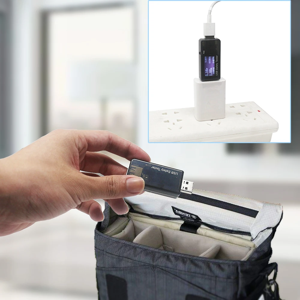 ЖК-дисплей USB Напряжение измеритель тока детектор батарея тестер Вольтметр Амперметр мощность ёмкость тестер для телефона Ipad зарядки