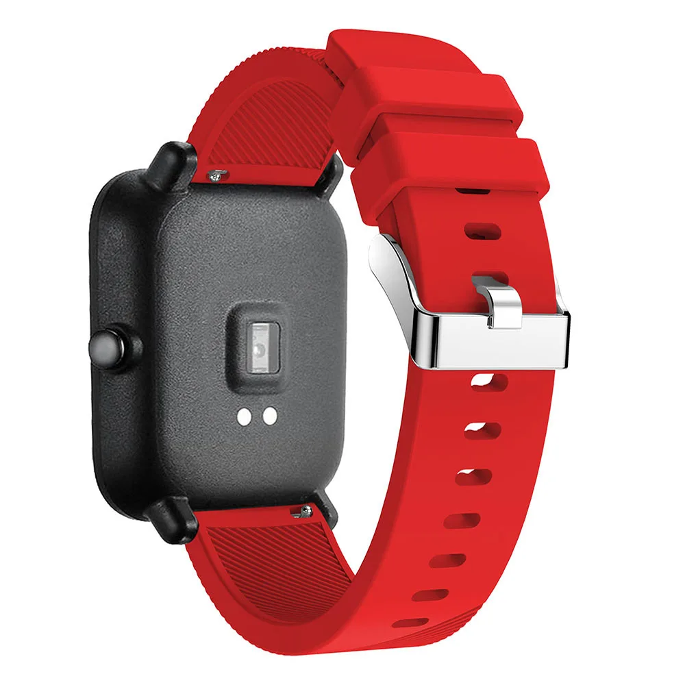 Мягкий силиконовый ремешок для наручных часов Xiaomi Huami Amazfit Bip Youth Edition Смарт часы 20