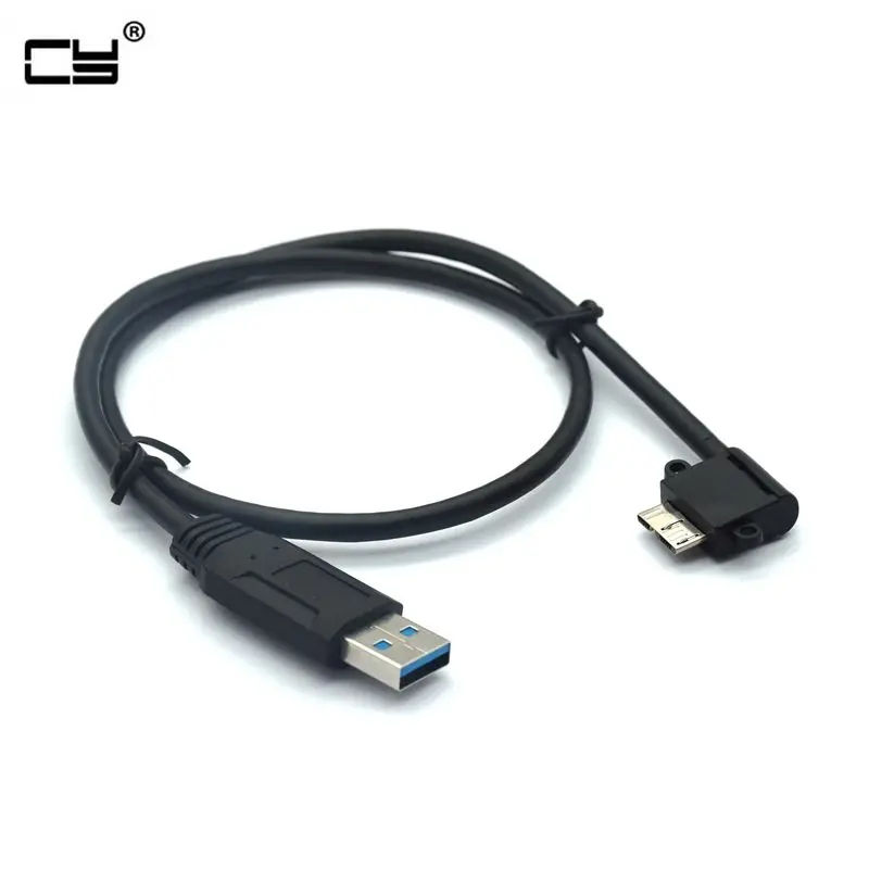

Кабель Micro B-USB 3,0 Type A (штекер)/Micro B (штекер), 90 градусов, 50 см