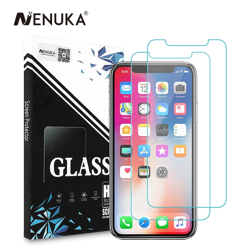 Nenuka 0 3 мм 9H Премиум Закаленное стекло для Apple iPhone Xs 10 защита экрана Защитная пленка