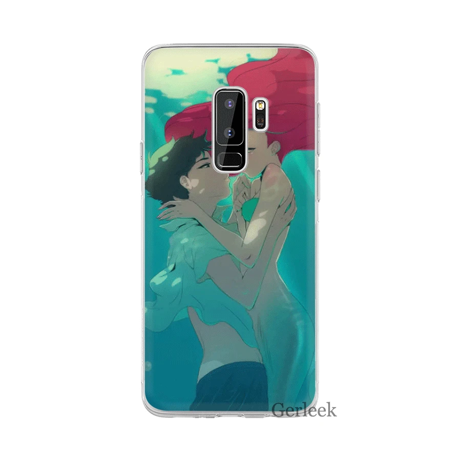 Чехол Desxz Ариэль Русалочка для Samsung Galaxy S3 S4 S5 S6 S7 Edge S8 S9 S10 Plus S10e | Мобильные телефоны