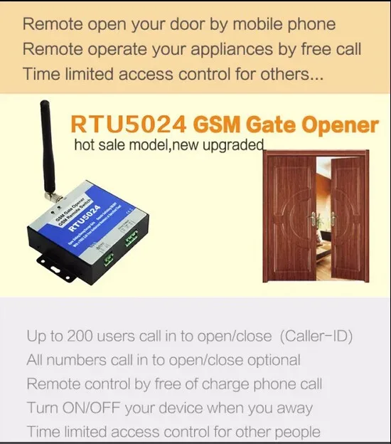 LPSECURITY RTU5024 GSM Открыватель ворот реле дистанционного управления доступом беспроводной Открыватель двери по бесплатному звонку приложение доступно