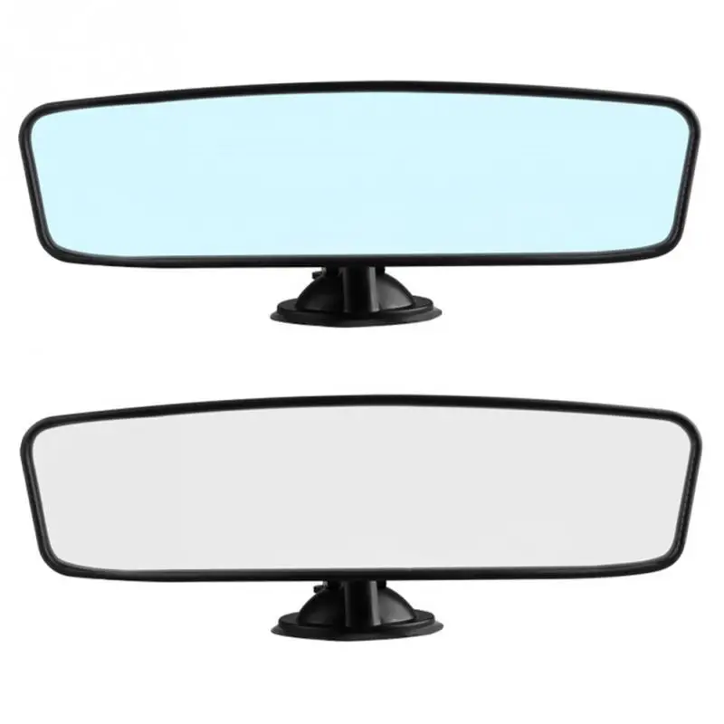 Car Rear View Mirror Universal Wide Angle Rear View Mirror Auto Reverse Back Parking Reference Rear Mirror Adjustable SuctionCup