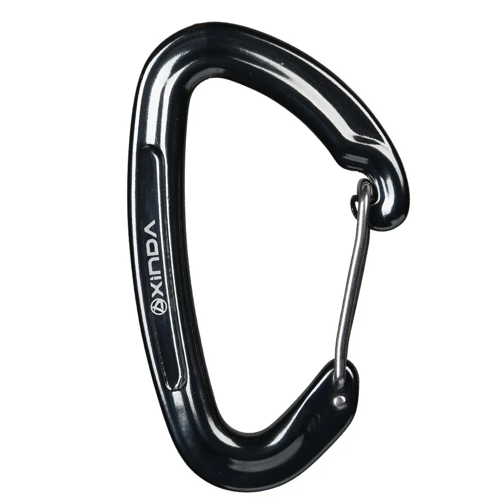 Outdoor steel wire door hanging Climbing climbing ice supplies safety buckle slow down protection equipment | Спорт и развлечения