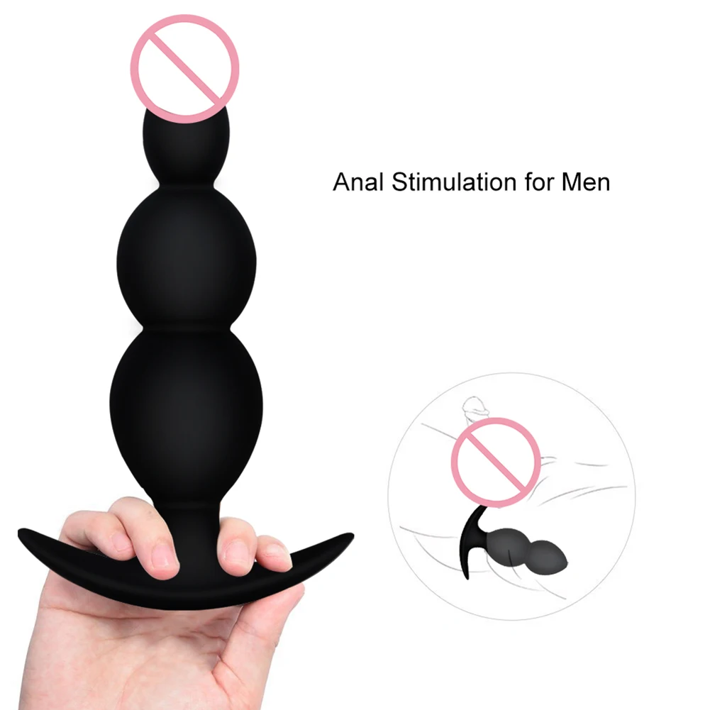 Silicone Butt Plug Anal Set for Sex Toy Kit Beads Vaginal Ass massage Erotic adult sexy games toys |