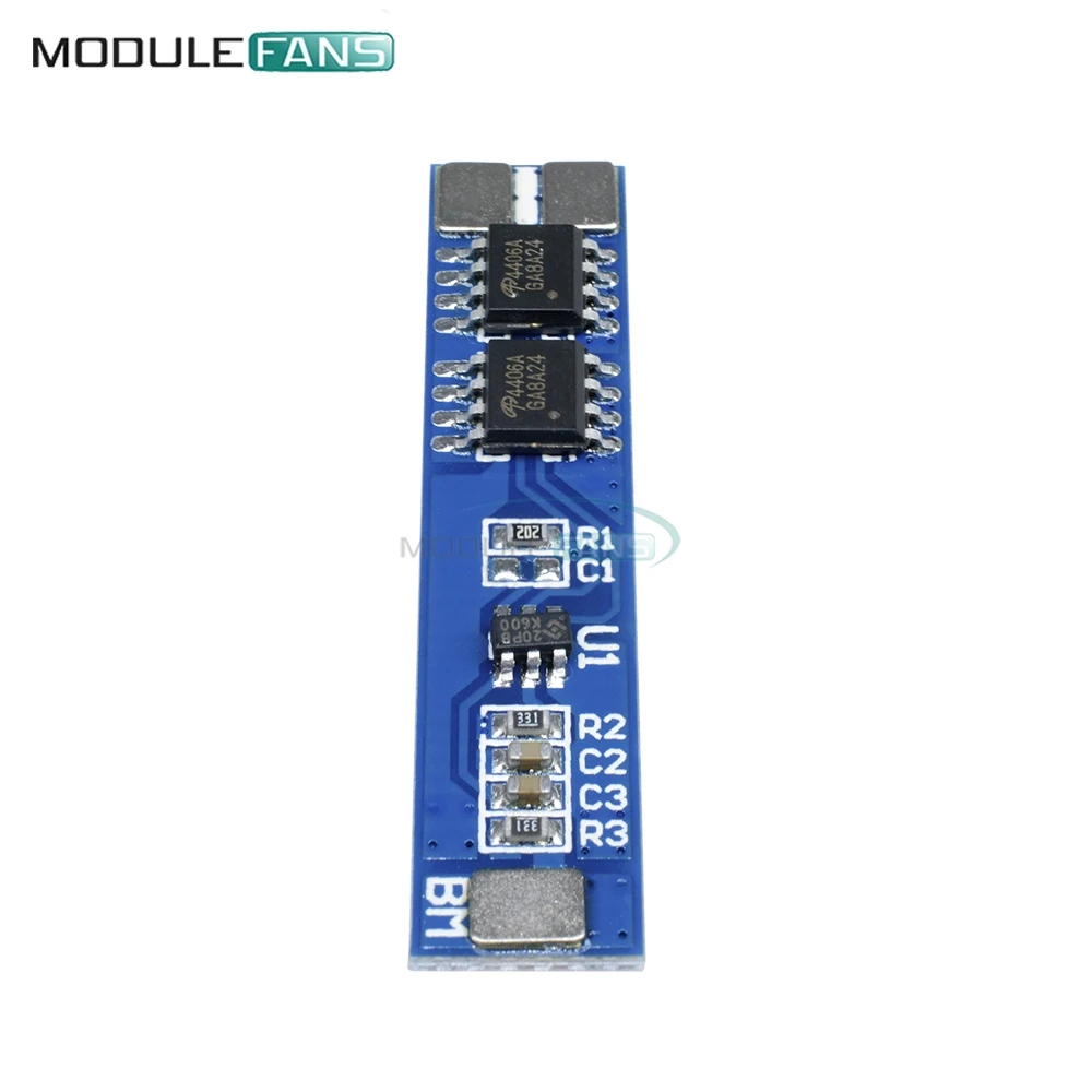 2 шт. литий ионный аккумулятор 2S 5A плата защиты от перегрузки по току BMS PCM