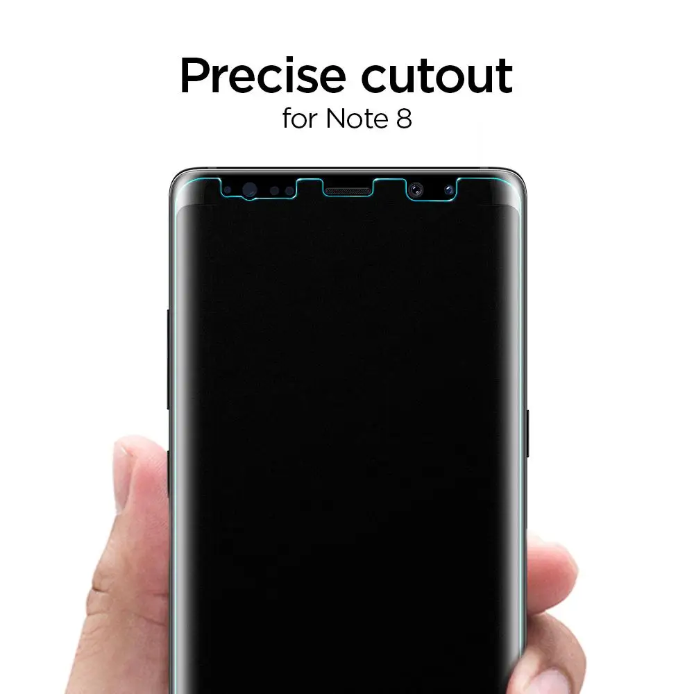 100% Оригинальные Spigen NeoFlex Экран протектор для Samsung Galaxy Note 8 | Мобильные телефоны и