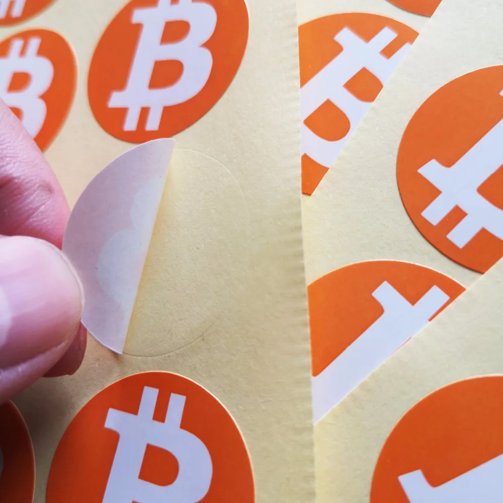 Kup 500 Szt. 30mm Naklejka Z Logo Bitcoin, Przezroczysty Nadruk Na Błyszczącym Papierze, Daj Mi Znać, że Go Kochasz, Nr Art. FS03 Tanie 500 Szt. 30mm Naklejka Z Logo Bitcoin, Przezroczysty Nadruk Na Błyszczącym Papierze, Daj Mi Znać, że Go Kochasz, Nr Art. FS03