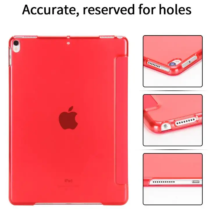 Чехол для iPad Air 10,"(3rd Gen) iPad Pro 10,5, легкий тонкий чехол с полупрозрачной задней защитой