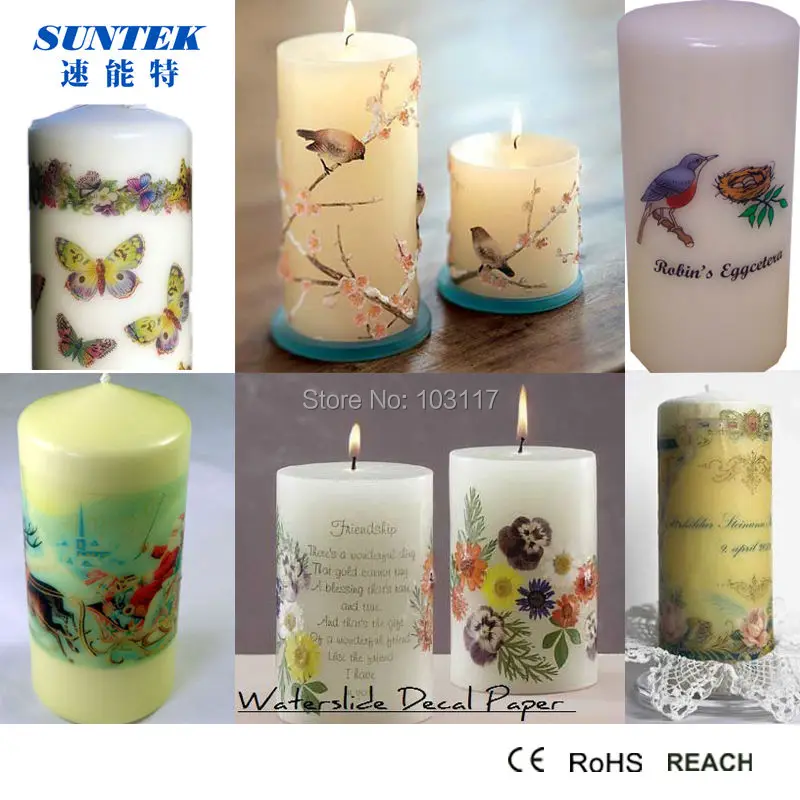 Бумажная переводная бумага для струйного принтера печати с водной горкой|candle