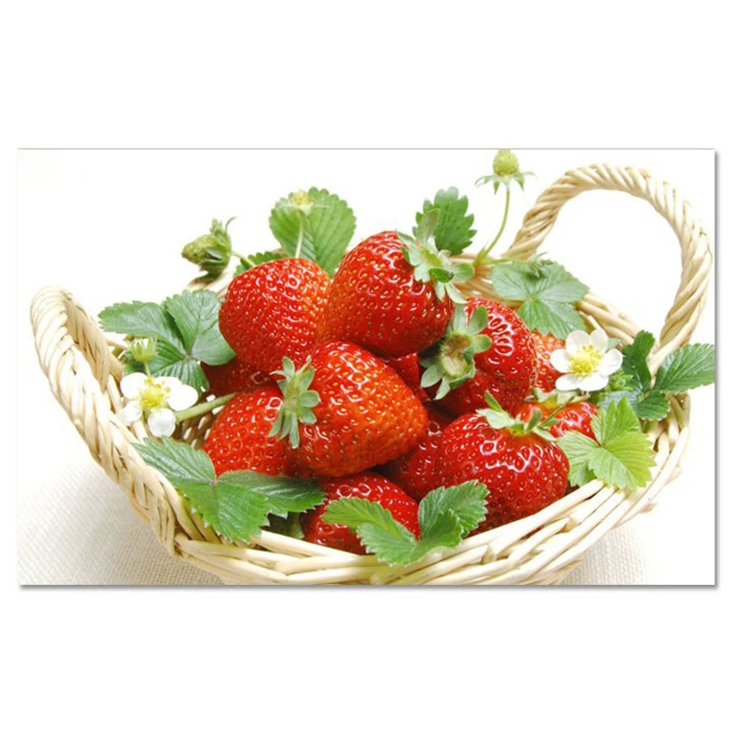 

5D Diy Diamond Painting Cross Ctitch Kits Diamond Mosaic Embroidery Strawberry 3d Embroidery Full drill gift Home Decor