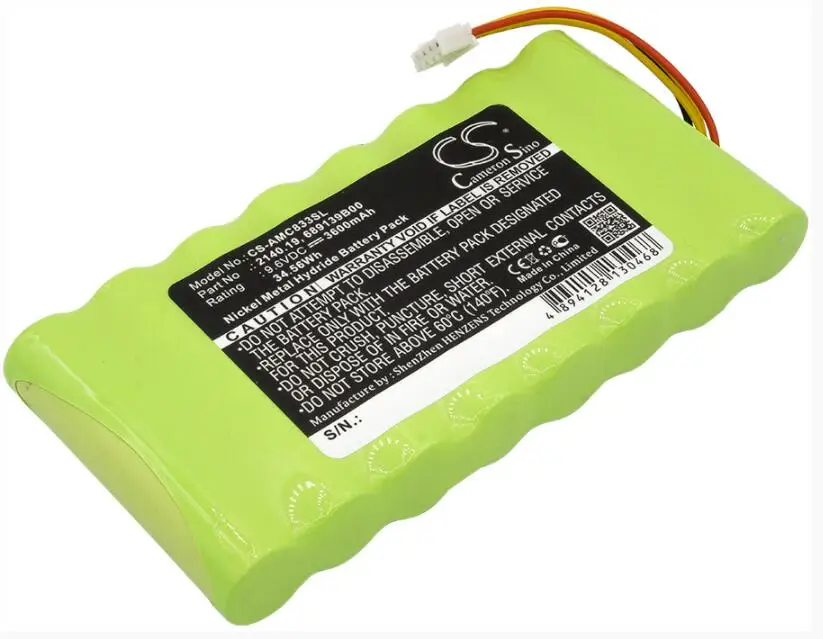 Аккумулятор Cameron Sino 3600mAh для AMC 3945/3945-B 8333 8335 8336 8435 CA6116 CA6550 CA6555 OX осциллографы 2140 19