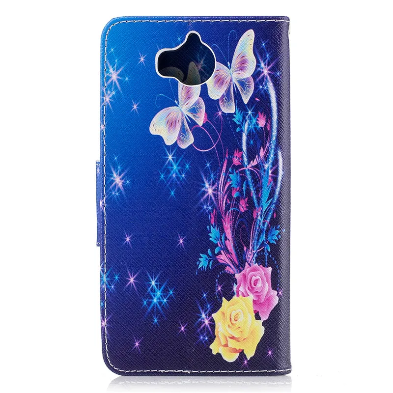 Wekays для Huawei Ascend Y5 2017 милый кожаный чехол с бабочками ii Y5ii 2 Honor 6C 6X чехлы|huawei y5|case